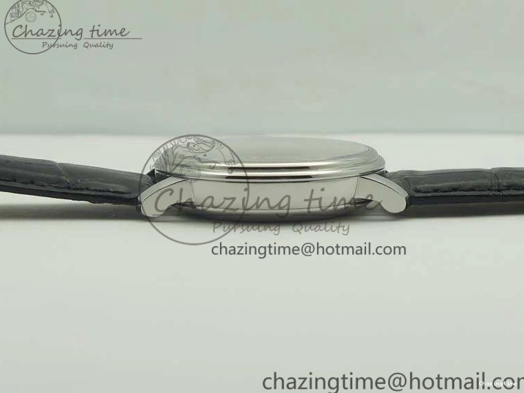 1228 SportInspired Villeret 6669 SS HG 1:1 Best Edition White Dial On Leather Strap V 8099